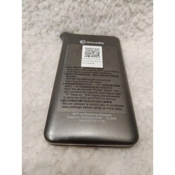 GlocalMe‎ U2S 4G Free Roaming Portable Hotspot - Brand New